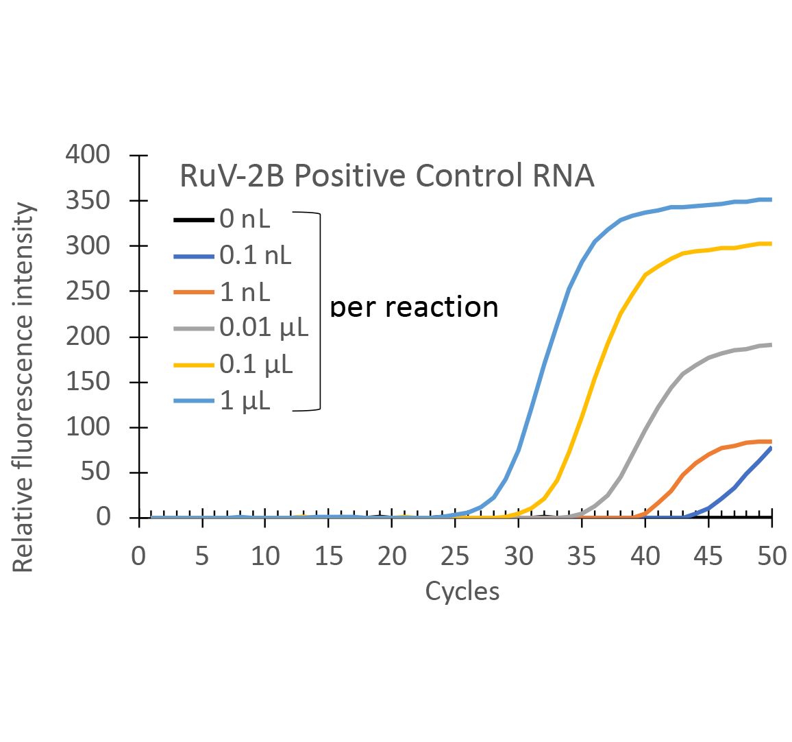風疹ウイルス２Ｂ型の検出 測定時間比較のグラフ