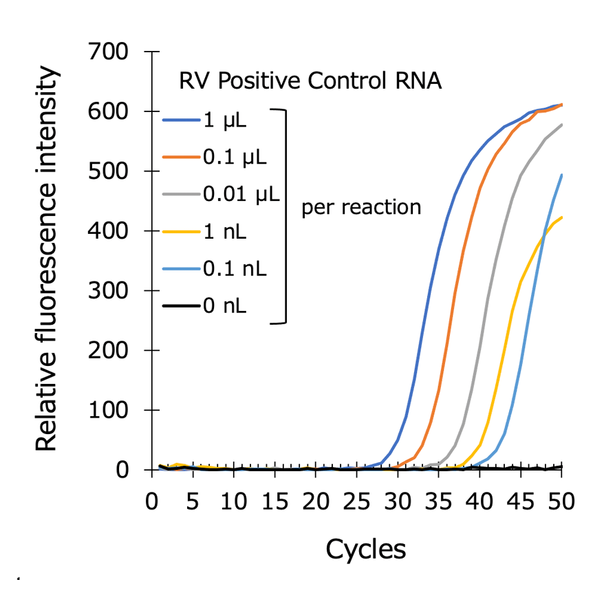 Graph:Detection of Rotavirus genomic RNA