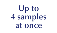 Up to 4 samples at once