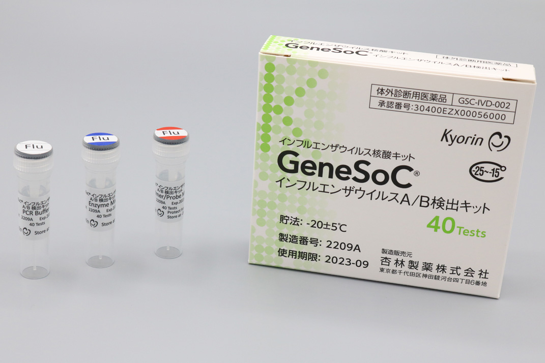 GeneSoC® インフルエンザウイルスA/B検出キット